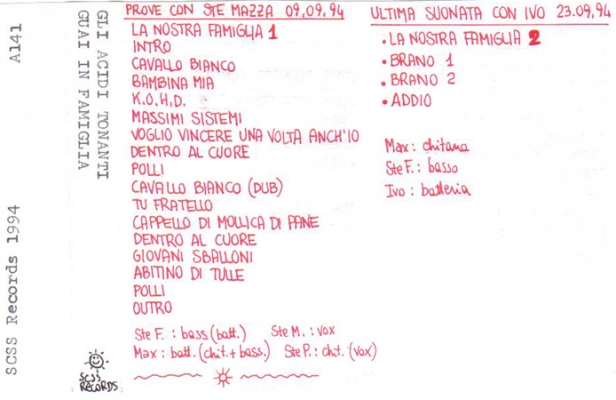 a141 gli acidi tonanti: guai in famiglia 1994